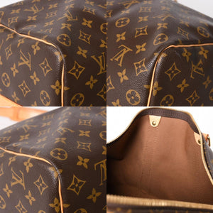 LOUIS VUITTON Keepall 50 Boston bag M41426 PVC leather monogram FL0053 Gold hardware Good condition Used 4a004902
