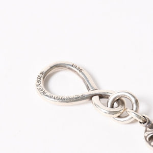 CHROME HEARTS クロムハーツ スペルアウト ウォレットチェーン ロング 1クリップ 重量181.37g シルバー925 全長約59cm 美品 中古 4a005034