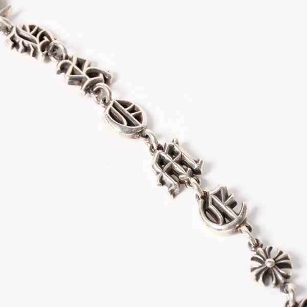 CHROME HEARTS クロムハーツ スペルアウト ウォレットチェーン ロング 1クリップ 重量181.37g シルバー925 全長約59cm 美品 中古 4a005034