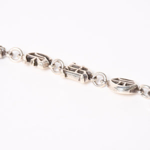 CHROME HEARTS クロムハーツ スペルアウト ウォレットチェーン ロング 1クリップ 重量181.37g シルバー925 全長約59cm 美品 中古 4a005034