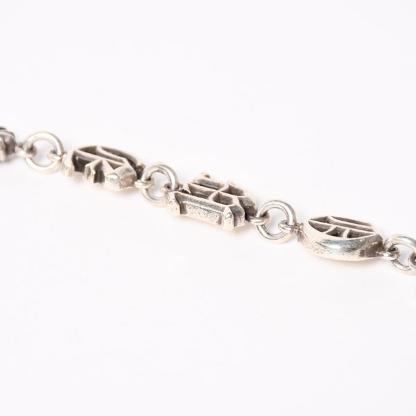 CHROME HEARTS クロムハーツ スペルアウト ウォレットチェーン ロング 1クリップ 重量181.37g シルバー925 全長約59cm 美品 中古 4a005034