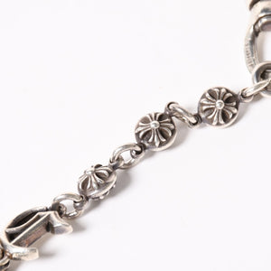 CHROME HEARTS クロムハーツ スペルアウト ウォレットチェーン ロング 1クリップ 重量181.37g シルバー925 全長約59cm 美品 中古 4a005034