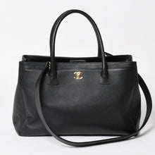 画像をギャラリービューアに読み込む, 極美品 CHANEL シャネル Executive Tote Bag エグゼクティブ トート 2WAYバッグ A15206 18番台 ココマーク キャビアスキン 中古 4a005119
