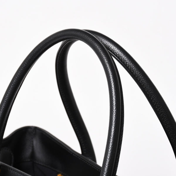 Very Good Condition CHANEL Executive Tote Bag 2WAY Bag A15206 18th Series Coco Mark Caviar Skin Used 4a005119