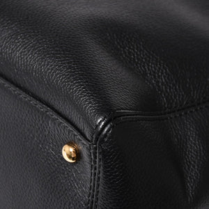 Very Good Condition CHANEL Executive Tote Bag 2WAY Bag A15206 18th Series Coco Mark Caviar Skin Used 4a005119