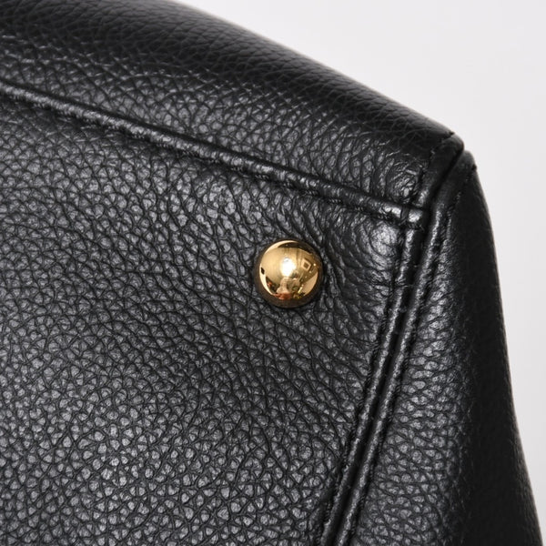 Very Good Condition CHANEL Executive Tote Bag 2WAY Bag A15206 18th Series Coco Mark Caviar Skin Used 4a005119