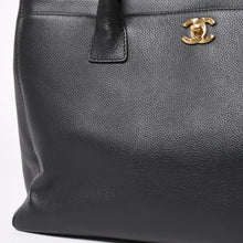 画像をギャラリービューアに読み込む, 極美品 CHANEL シャネル Executive Tote Bag エグゼクティブ トート 2WAYバッグ A15206 18番台 ココマーク キャビアスキン 中古 4a005119