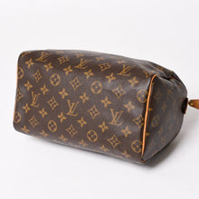 画像をギャラリービューアに読み込む, 極美品 LOUIS VUITTON ルイヴィトン スピーディ25 ハンドバック M41528 モノグラム PVCコーティングキャンバス レザー ブラウン ゴールド金具 中古 4a004904