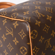 画像をギャラリービューアに読み込む, 極美品 LOUIS VUITTON ルイヴィトン スピーディ25 ハンドバック M41528 モノグラム PVCコーティングキャンバス レザー ブラウン ゴールド金具 中古 4a004904