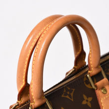 画像をギャラリービューアに読み込む, 極美品 LOUIS VUITTON ルイヴィトン スピーディ25 ハンドバック M41528 モノグラム PVCコーティングキャンバス レザー ブラウン ゴールド金具 中古 4a004904