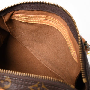 LOUIS VUITTON Speedy 25 Handbag M41528 Monogram PVC Leather Brown Gold Hardware Good Condition Used 4a004909
