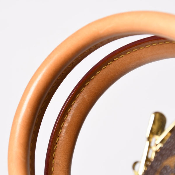 Very Good Condition LOUIS VUITTON Speedy 30 Handbag M41526 Monogram Brown Gold Hardware Used 4a004908