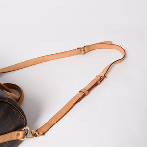 Very Good Condition LOUIS VUITTON Speedy 30 Handbag M41526 Monogram Brown Gold Hardware Used 4a004908