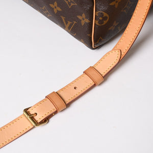 Very Good Condition LOUIS VUITTON Speedy 30 Handbag M41526 Monogram Brown Gold Hardware Used 4a004908