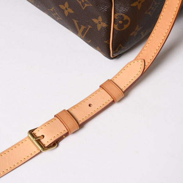 Very Good Condition LOUIS VUITTON Speedy 30 Handbag M41526 Monogram Brown Gold Hardware Used 4a004908