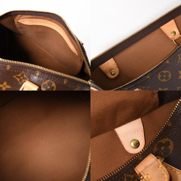 Very Good Condition LOUIS VUITTON Speedy 30 Handbag M41526 Monogram Brown Gold Hardware Used 4a004908