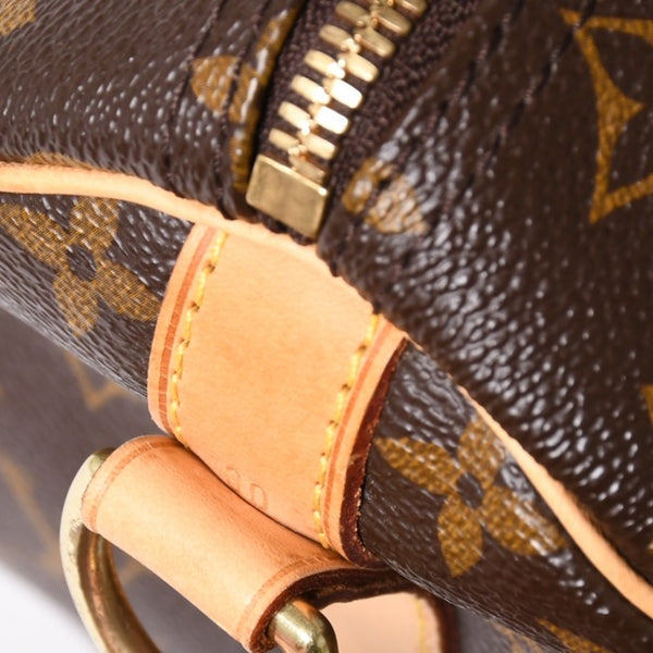 Very Good Condition LOUIS VUITTON Speedy 30 Handbag M41526 Monogram Brown Gold Hardware Used 4a004908
