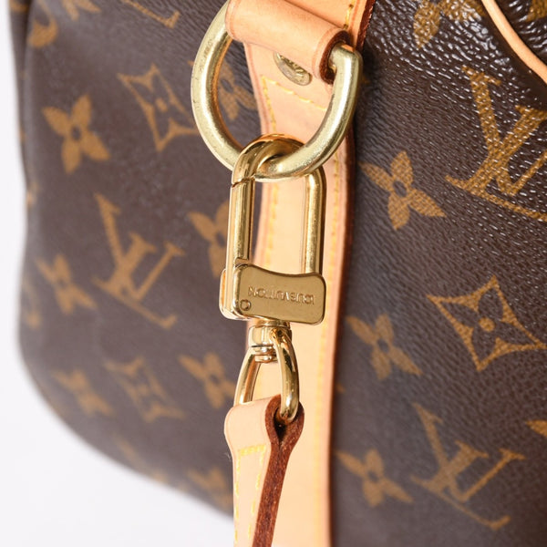 Very Good Condition LOUIS VUITTON Speedy 30 Handbag M41526 Monogram Brown Gold Hardware Used 4a004908