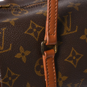 Very Good Condition LOUIS VUITTON Papillon 26 Handbag M51366 Monogram Brown Leather Gold Hardware Old Model Used 4a004892