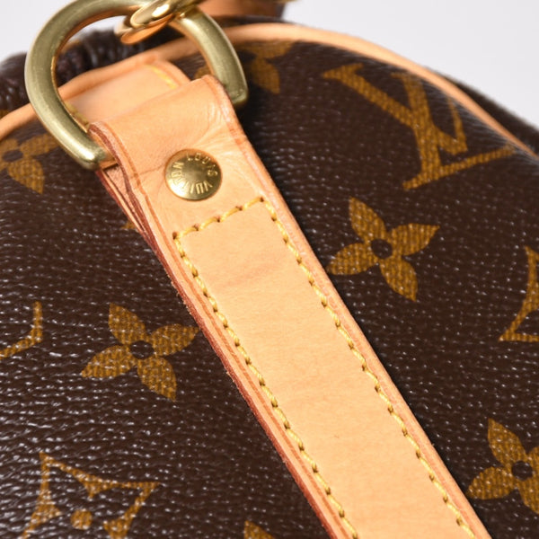 Very Good Condition LOUIS VUITTON Speedy 30 Handbag M41526 Monogram Brown Gold Hardware Used 4a004908