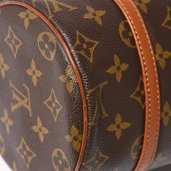 Very Good Condition LOUIS VUITTON Papillon 26 Handbag M51366 Monogram Brown Leather Gold Hardware Old Model Used 4a004892
