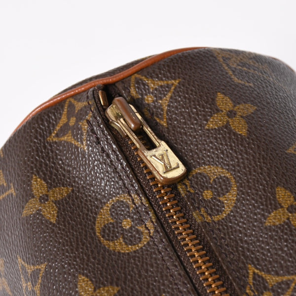 Very Good Condition LOUIS VUITTON Papillon 26 Handbag M51366 Monogram Brown Leather Gold Hardware Old Model Used 4a004892