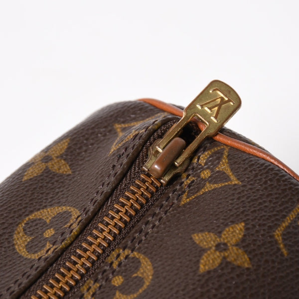 Very Good Condition LOUIS VUITTON Papillon 26 Handbag M51366 Monogram Brown Leather Gold Hardware Old Model Used 4a004892