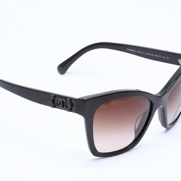 CHANEL sunglasses, eyewear, Coco Mark, 5313-A c.1501/S5, Size 56◻18 140 Brown Excellent condition Used 4a005107