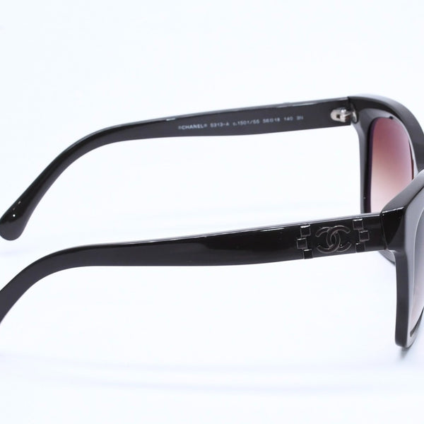 CHANEL sunglasses, eyewear, Coco Mark, 5313-A c.1501/S5, Size 56◻18 140 Brown Excellent condition Used 4a005107