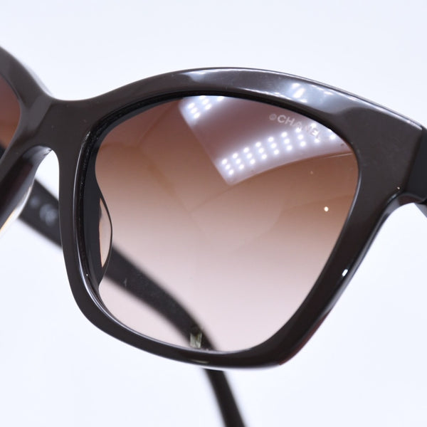 CHANEL sunglasses, eyewear, Coco Mark, 5313-A c.1501/S5, Size 56◻18 140 Brown Excellent condition Used 4a005107