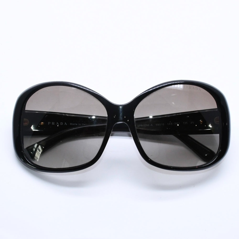 PRADA プラダ サングラス アイウェア SSPR03M-A 1AB-3M1 サイズ59□15 135 ブラック アセテート 美品 中古 4a005104