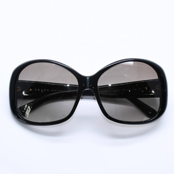 PRADA プラダ サングラス アイウェア SSPR03M-A 1AB-3M1 サイズ59□15 135 ブラック アセテート 美品 中古 4a005104