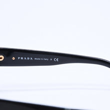 画像をギャラリービューアに読み込む, PRADA プラダ サングラス アイウェア SSPR03M-A 1AB-3M1 サイズ59□15 135 ブラック アセテート 美品 中古 4a005104