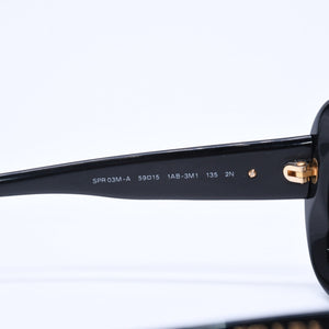 PRADA プラダ サングラス アイウェア SSPR03M-A 1AB-3M1 サイズ59□15 135 ブラック アセテート 美品 中古 4a005104