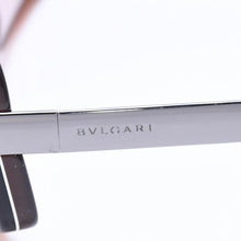画像をギャラリービューアに読み込む, 極美品 BVLGARI ブルガリ Sunglasses サングラス アイウェア ブラウン ブラック シルバー金具 56◻︎19 130 中古 4a004928