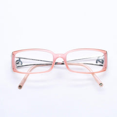 CHANEL Glasses Eyewear Coco Mark Silver Temple BC1950650 Pink Silver Hardware Good Condition Used 4a004925