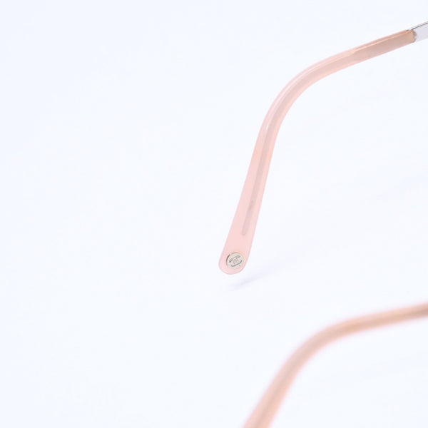 CHANEL Glasses Eyewear Coco Mark Silver Temple BC1950650 Pink Silver Hardware Good Condition Used 4a004925