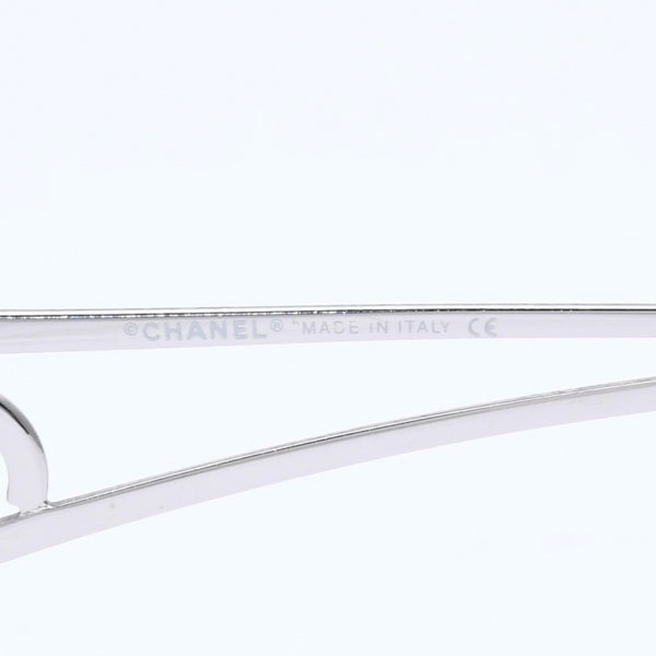 CHANEL Glasses Eyewear Coco Mark Silver Temple BC1950650 Pink Silver Hardware Good Condition Used 4a004925