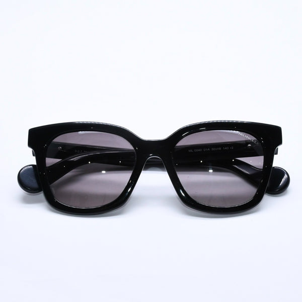 Moncler Moncler Sunglasses Eyewear Cell Frame ML0040 01A Size 50□18 140 Plastic Good Condition Used 4a005002