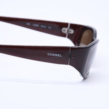 画像をギャラリービューアに読み込む, CHANEL シャネル サングラス アイウェア C56296 52◻︎19 125 ダークブラウン ブラウン 美品 中古 4a004916