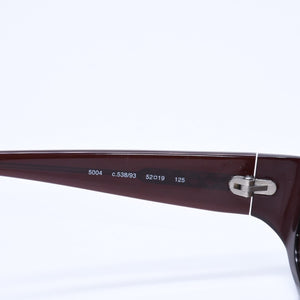 CHANEL sunglasses eyewear C56296 52◻19 125 Dark Brown Brown Excellent Condition Used 4a004916