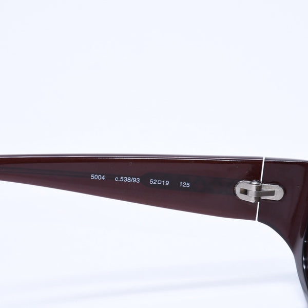 CHANEL sunglasses eyewear C56296 52◻19 125 Dark Brown Brown Excellent Condition Used 4a004916