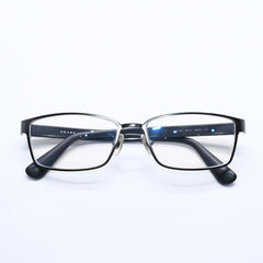 PRADA プラダ 眼鏡 メガネ アイウェア ブラックテンプル クリアレンズ サイドロゴ VPR 50S 56◻︎16 美品 中古 4a004923