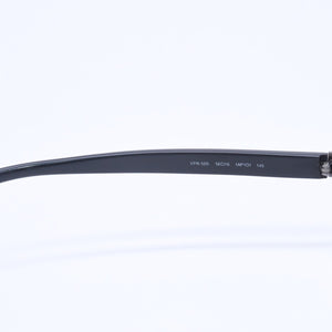 PRADA プラダ 眼鏡 メガネ アイウェア ブラックテンプル クリアレンズ サイドロゴ VPR 50S 56◻︎16 美品 中古 4a004923