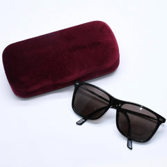 極美品 GUCCI グッチ Sunglasses サングラス アイウェア GG0158S サイズ54◻︎17 145 ブラック レッド グリーン シルバー金具 中古 4a004918