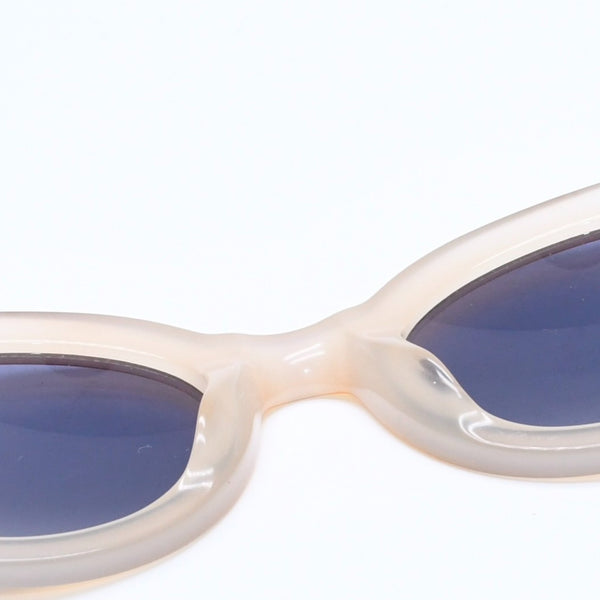 CHANEL Sunglasses Eyewear Coco Mark Beige Gold Hardware Acetate 07801 Good Condition Used 4a004921