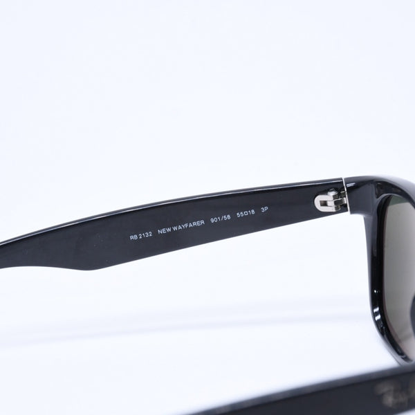極美品 Ray-Ban レイバン サングラス アイウェア RB2132 901/58 サイズ55◻︎18 ブラック 中古 4a005068