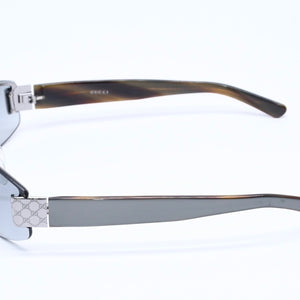 GUCCI sunglasses, eyewear, khaki lenses, khaki temples, silver hardware, GG1799/S 60◻15 125 Excellent condition Used 4a004926