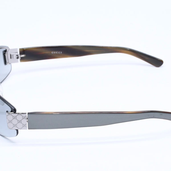 GUCCI sunglasses, eyewear, khaki lenses, khaki temples, silver hardware, GG1799/S 60◻15 125 Excellent condition Used 4a004926