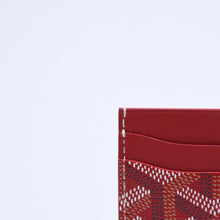 Load image into Gallery viewer, 未使用 GOYARD ゴヤール サン・シュルピス カードケース レッド STSULPPMLTY02CL02X レザー PVC 中古 4a005110